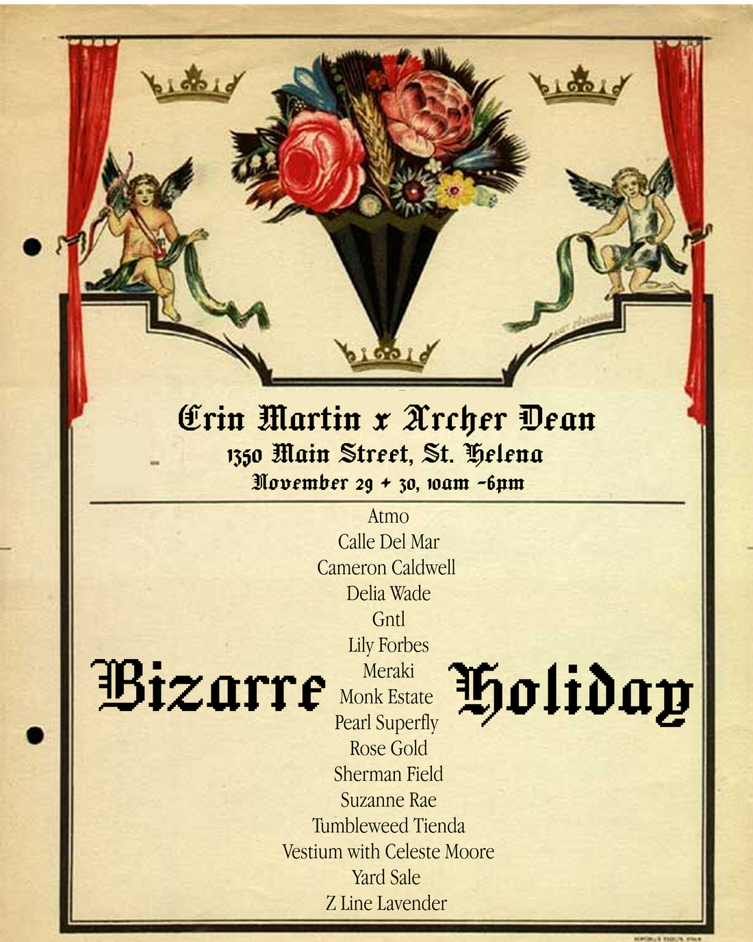 Bizarre Holiday - St. Helena 2025