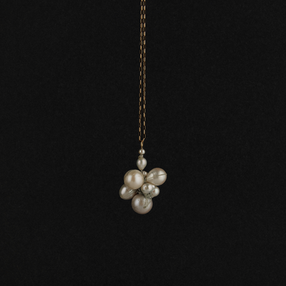 Cream Pearl Cluster Charm