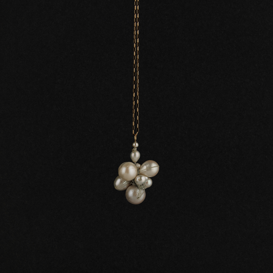 Cream Pearl Cluster Charm