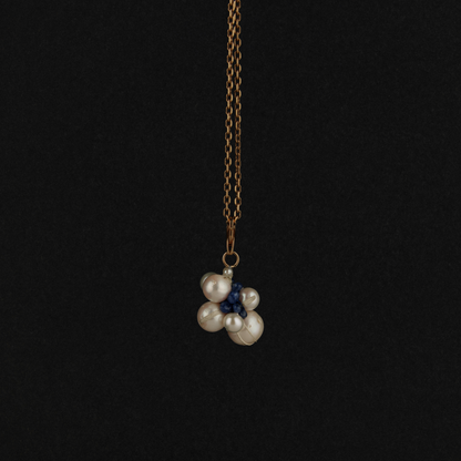 Sapphire Medium Cluster Charm