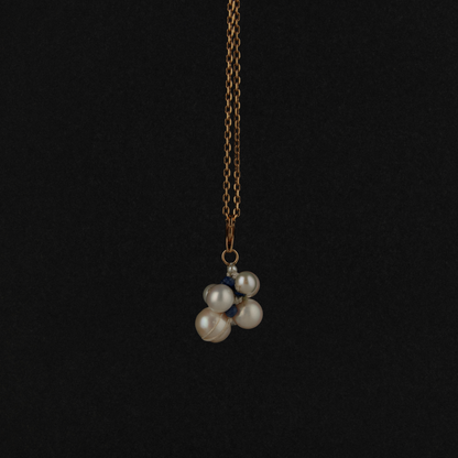 Sapphire Medium Cluster Charm