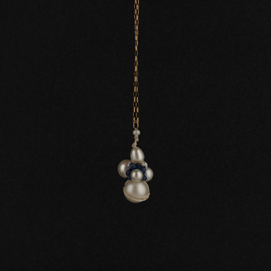 Sapphire Cross Charm