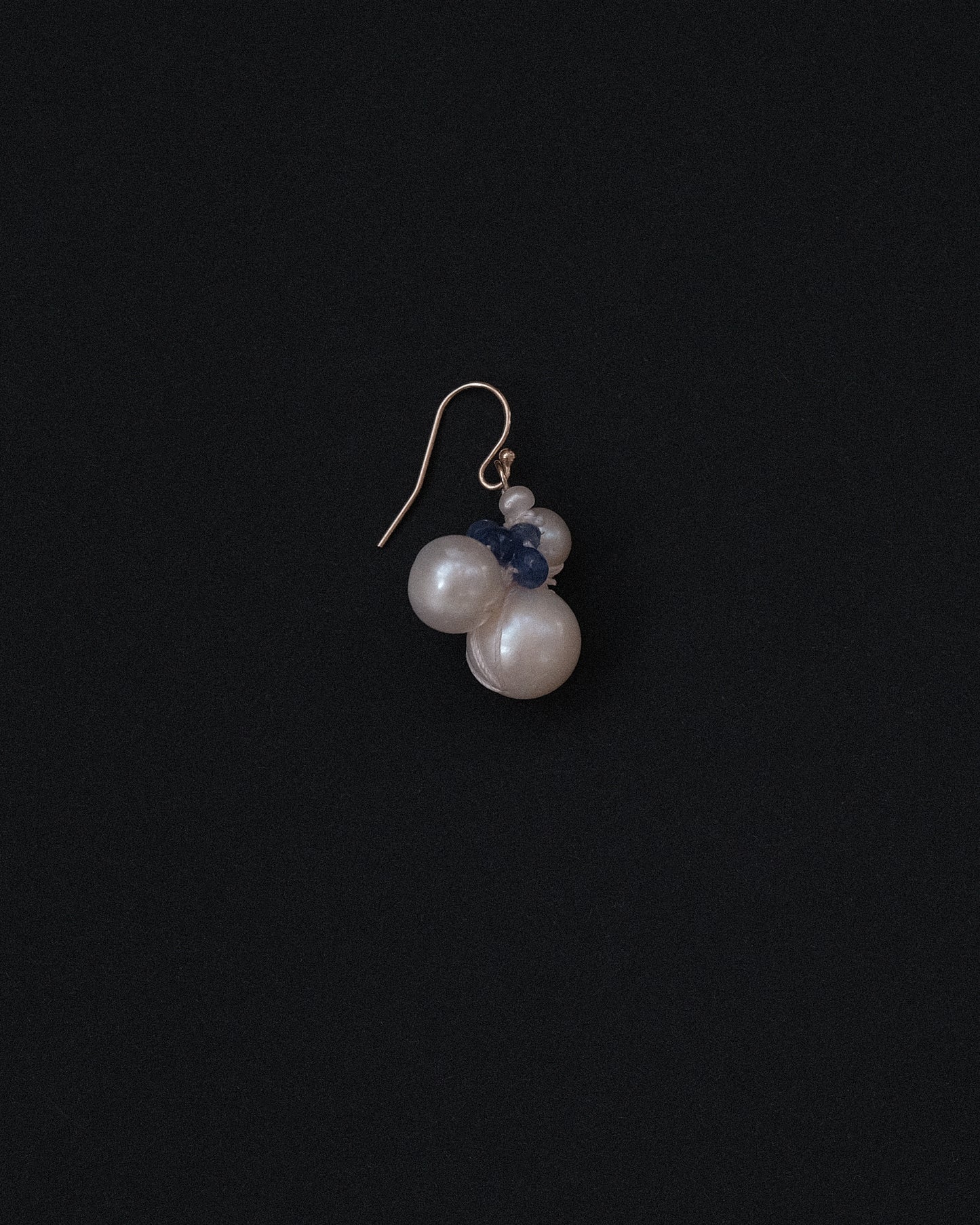 Large Ball Sapphire Earring