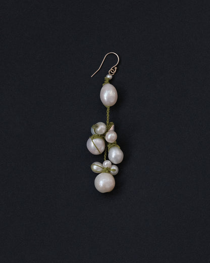 Long Olive Earring