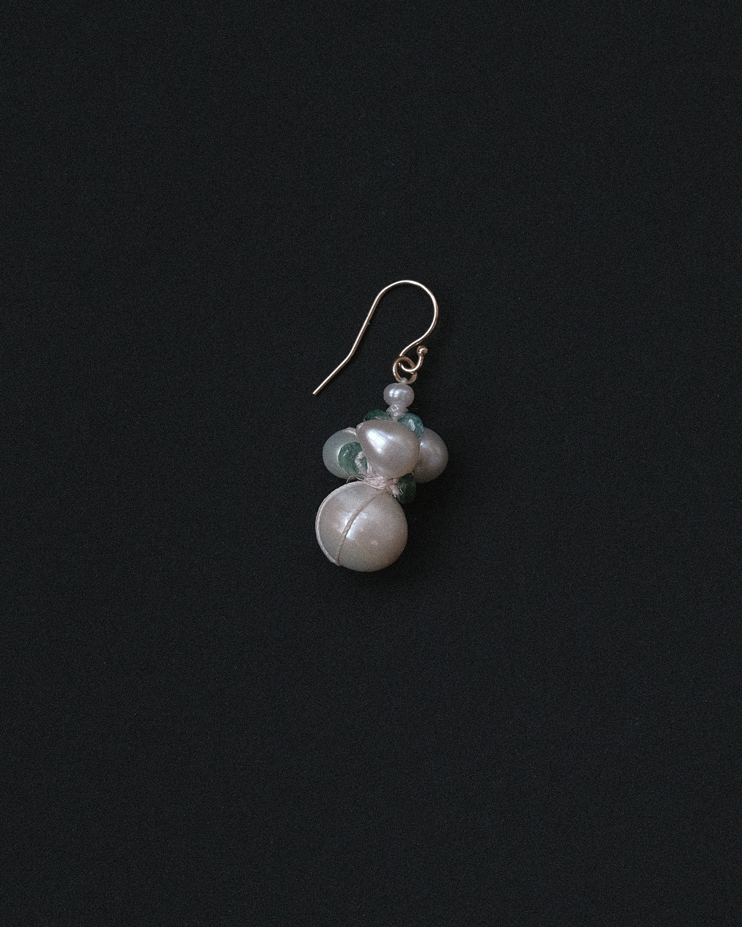 Pearl + Emerald Earring Ball