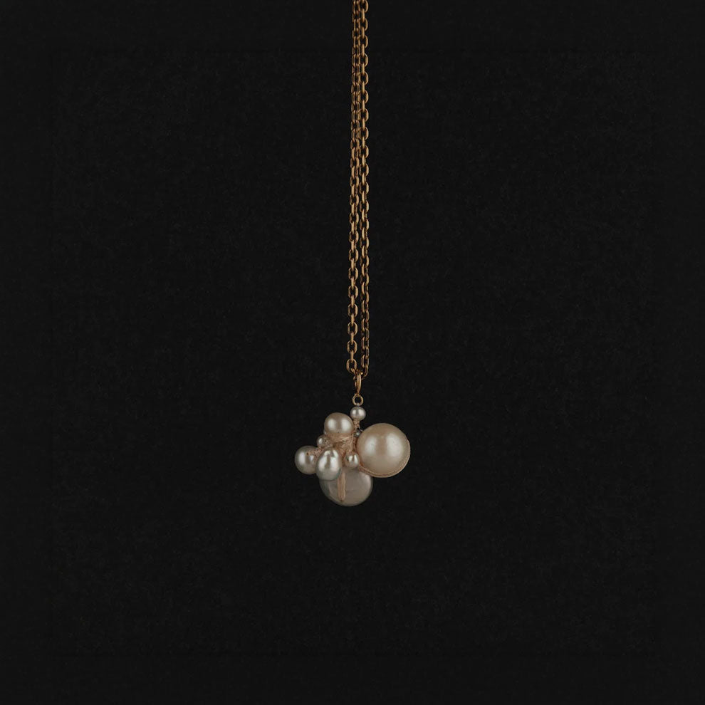 Pink String Cloud Charm