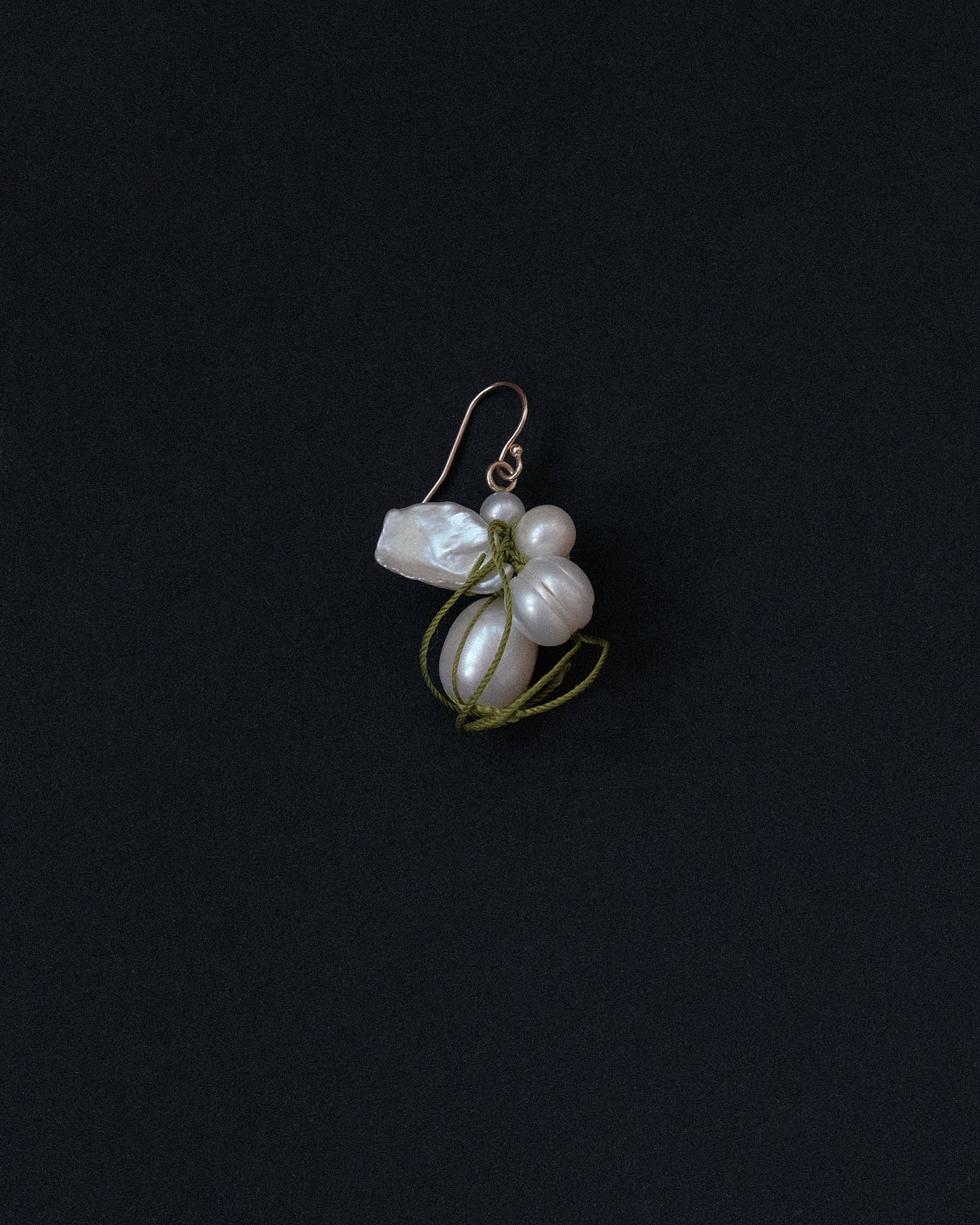 Short Olive Earring