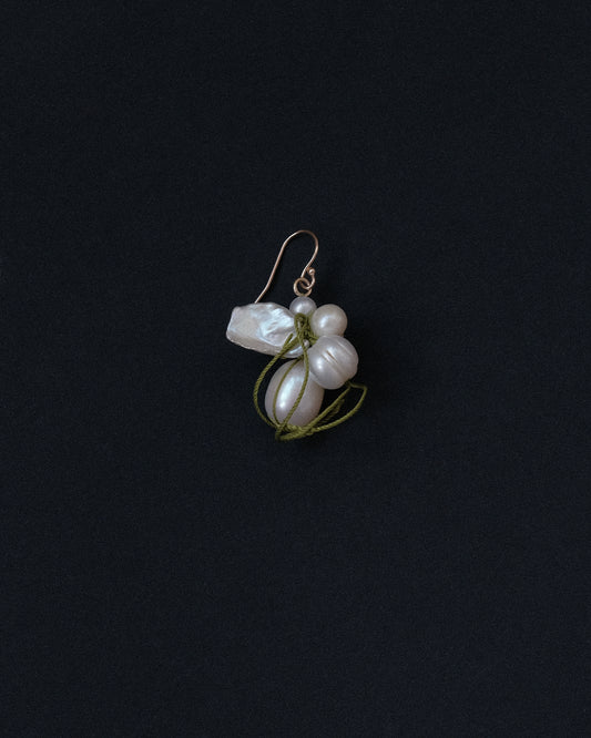 Short Olive Earring